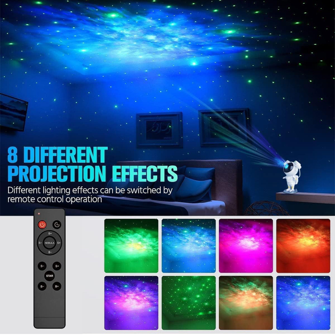 Astronaut galaxy light projector Night Light for Bedroom Decorations