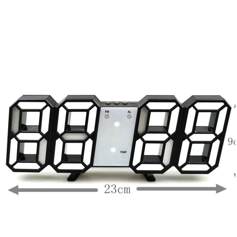 3D LED Digital Clock for wall hanging , table top