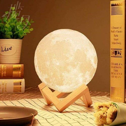 7 Color Changing Rechargeable Moon Night lamp