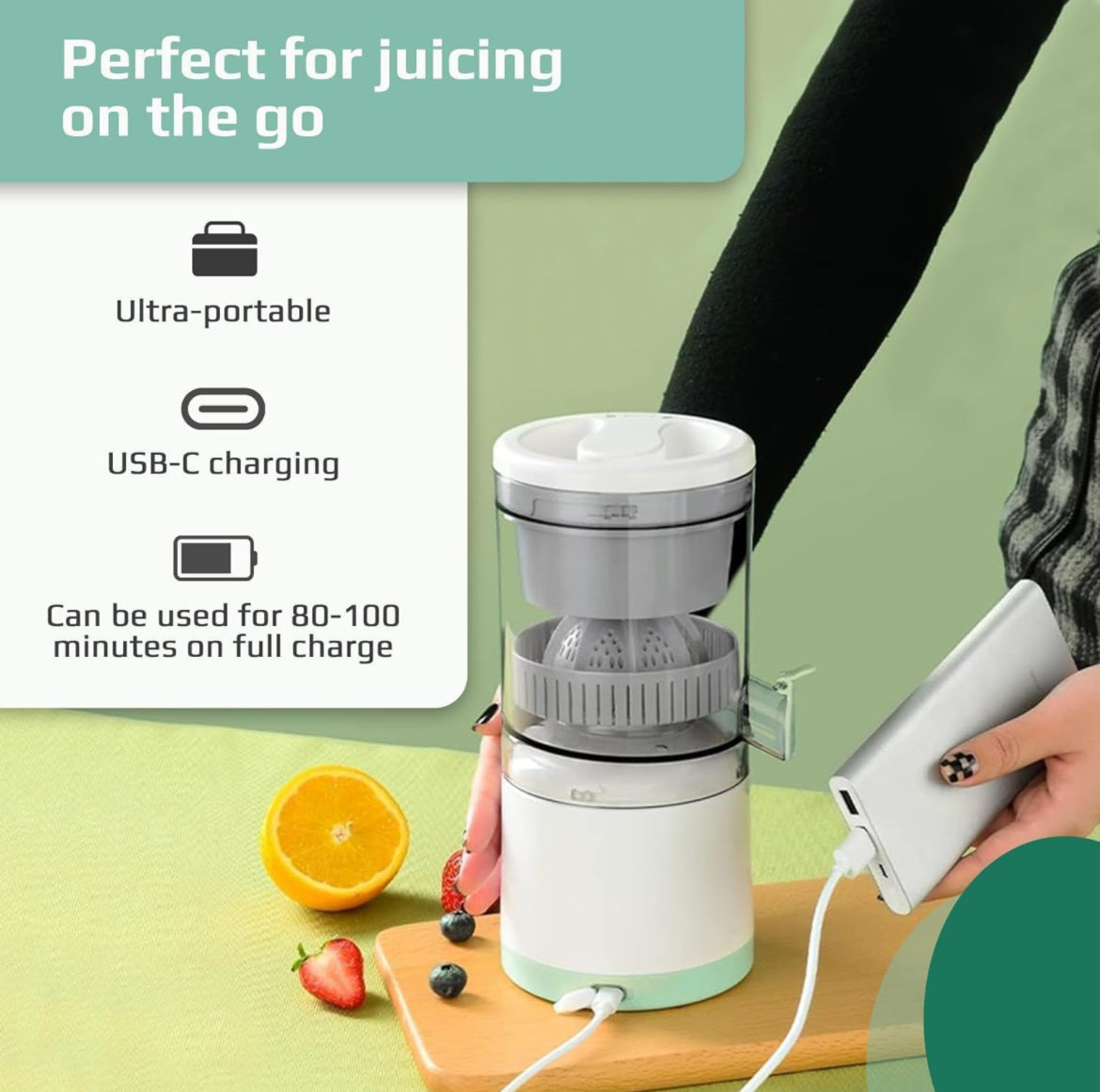 Automatic Citrus Fruit Juicer Electrical Orange Lime Juicer